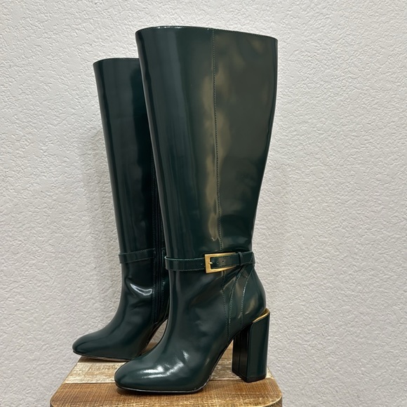 Vince Camuto Janel Extra Wide Calf Leather Boots Size 7 - Picture 4 of 7